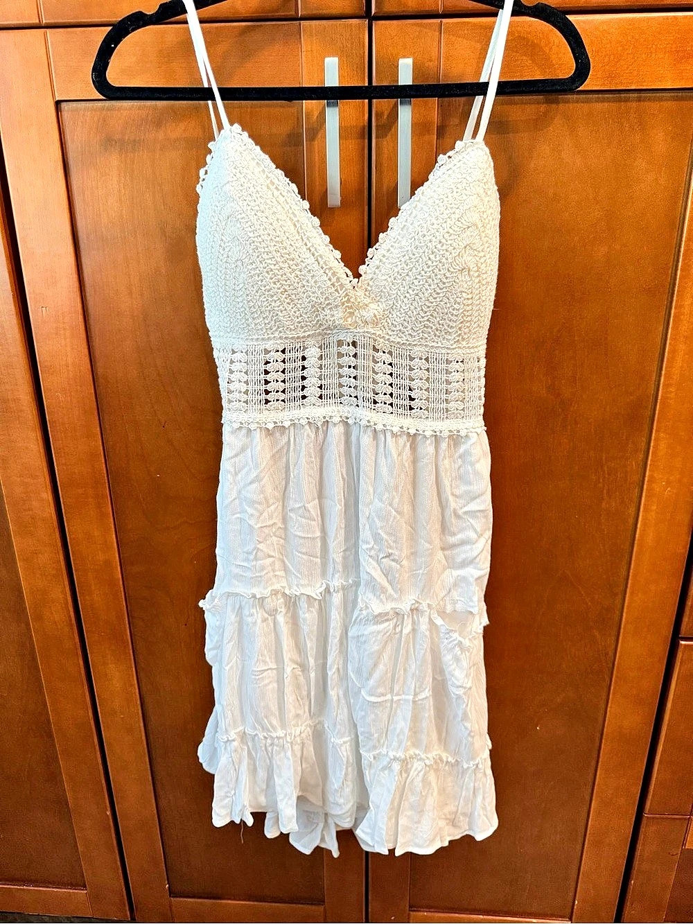 Skylar & Stache White Mini Dress Size Large NWT